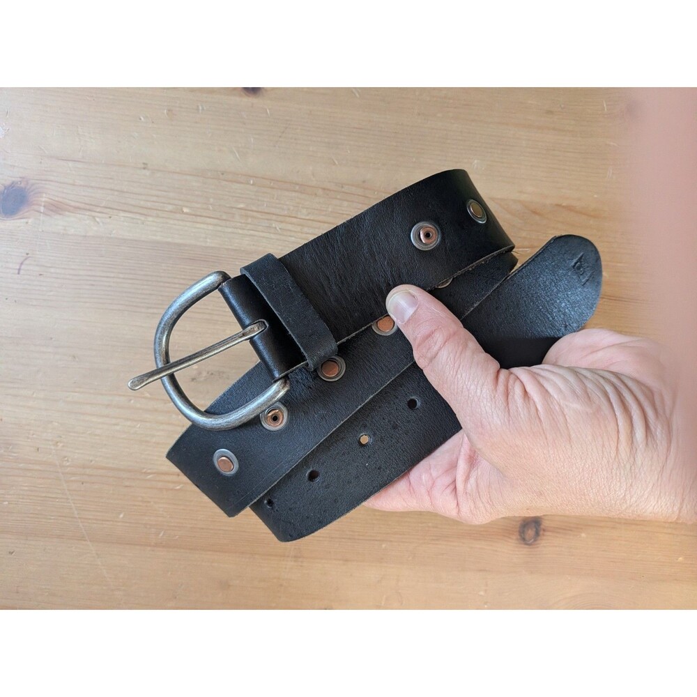Joe's Jeans Leather Belt Black XS (But see measurement)